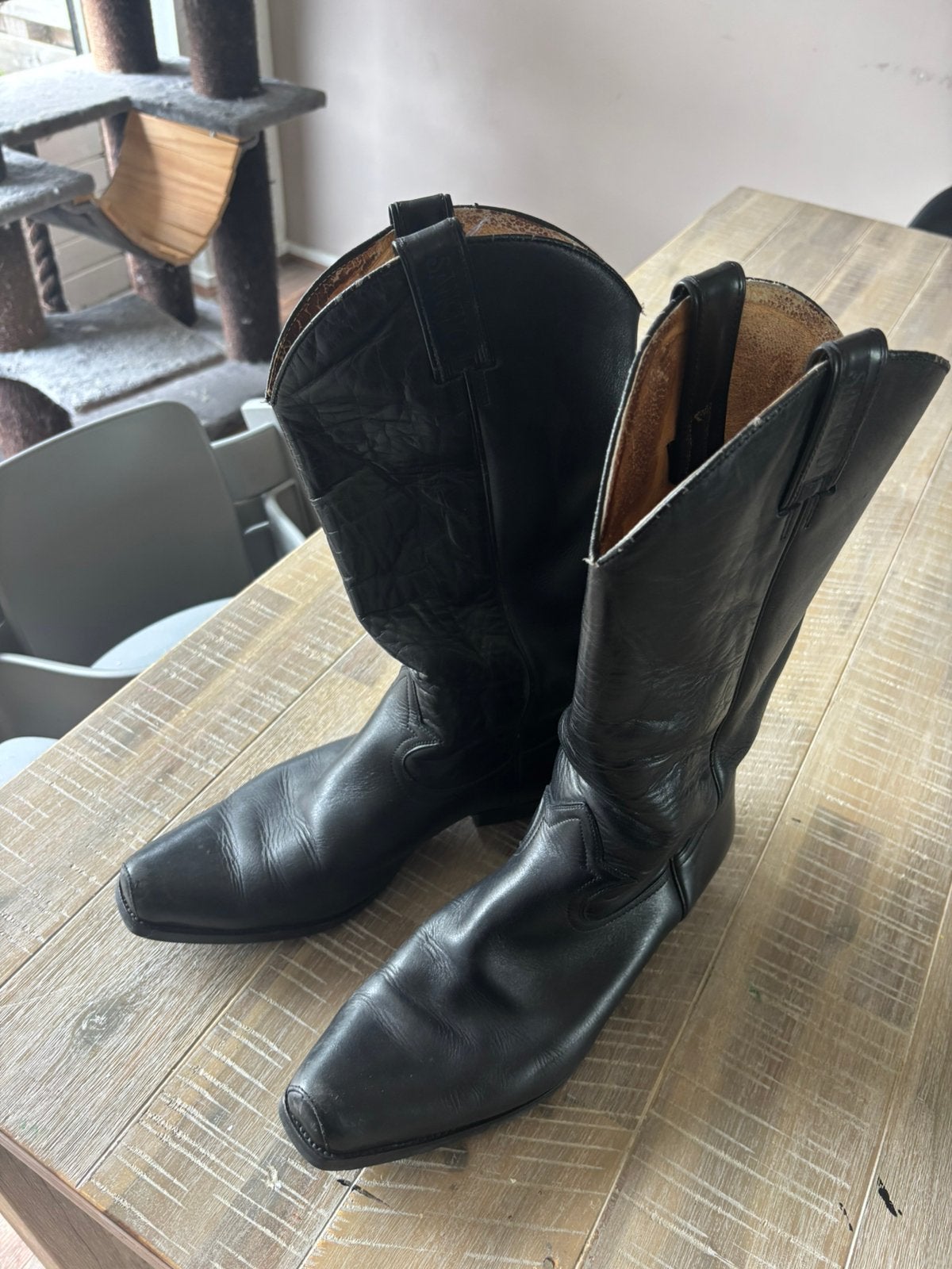 Sancho Cowboylaarzen heren maat 46, Verzenden, Gedragen, Zwart, Boots