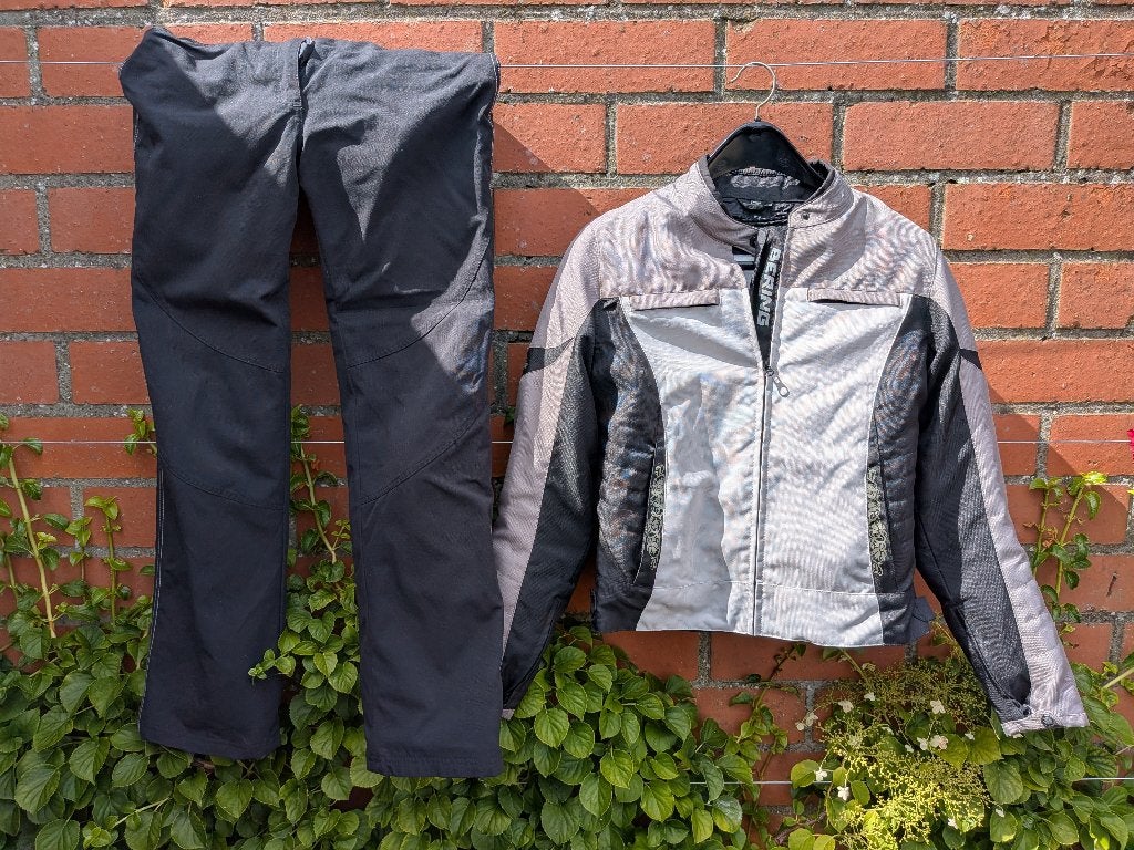 Bering Lady Twiny Motorpak (Jas + Broek) – Maat T2 (EU 40), Motoren, Bering, Dames, Tweedehands, Combipak