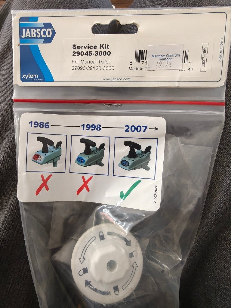 Jabsco service Kit, Ophalen of Verzenden, Nieuw, Kombuis en Sanitair