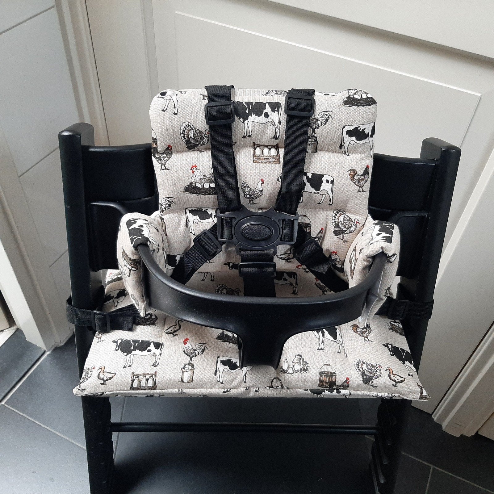 Tuigje-harnas voor de stokke tripp trapp., Stoelverkleiner, Meegroeistoel, Heppie baby, Ophalen of Verzenden