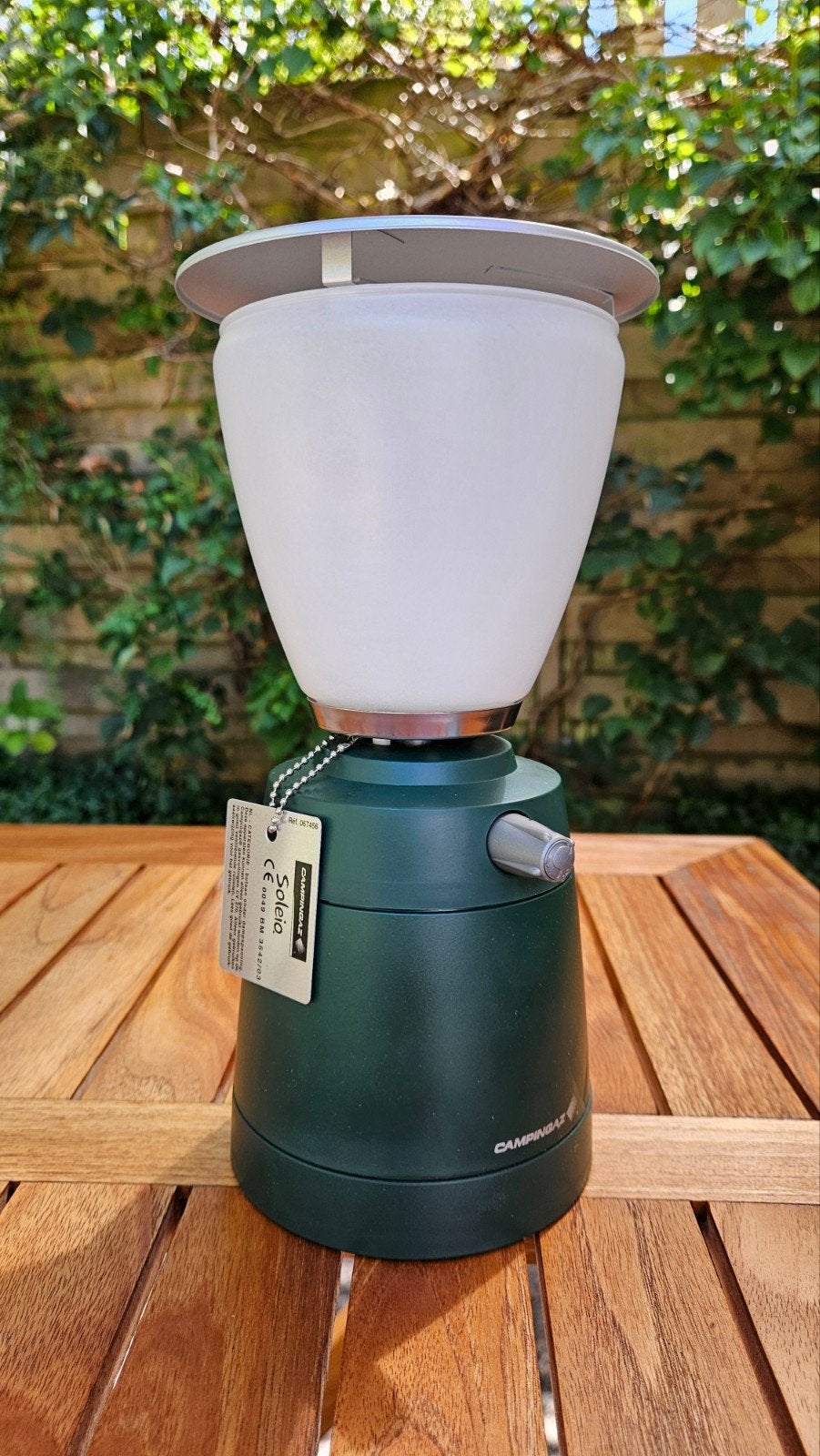 Campingaz Soleio Tafellamp / Tuinlamp - Nieuwstaat, Ophalen, Zo goed als nieuw
