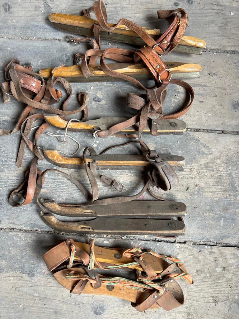 Vintage Friese doorlopers - Antieke schaatsen, Sport en Fitness, Schaatsen, Ophalen of Verzenden, Gebruikt, Friese doorlopers