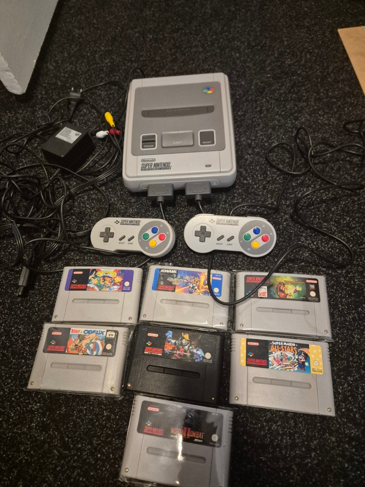 snes one chip 7 games oa biker mice mk2, Spelcomputers en Games, Ophalen of Verzenden, Met 2 controllers