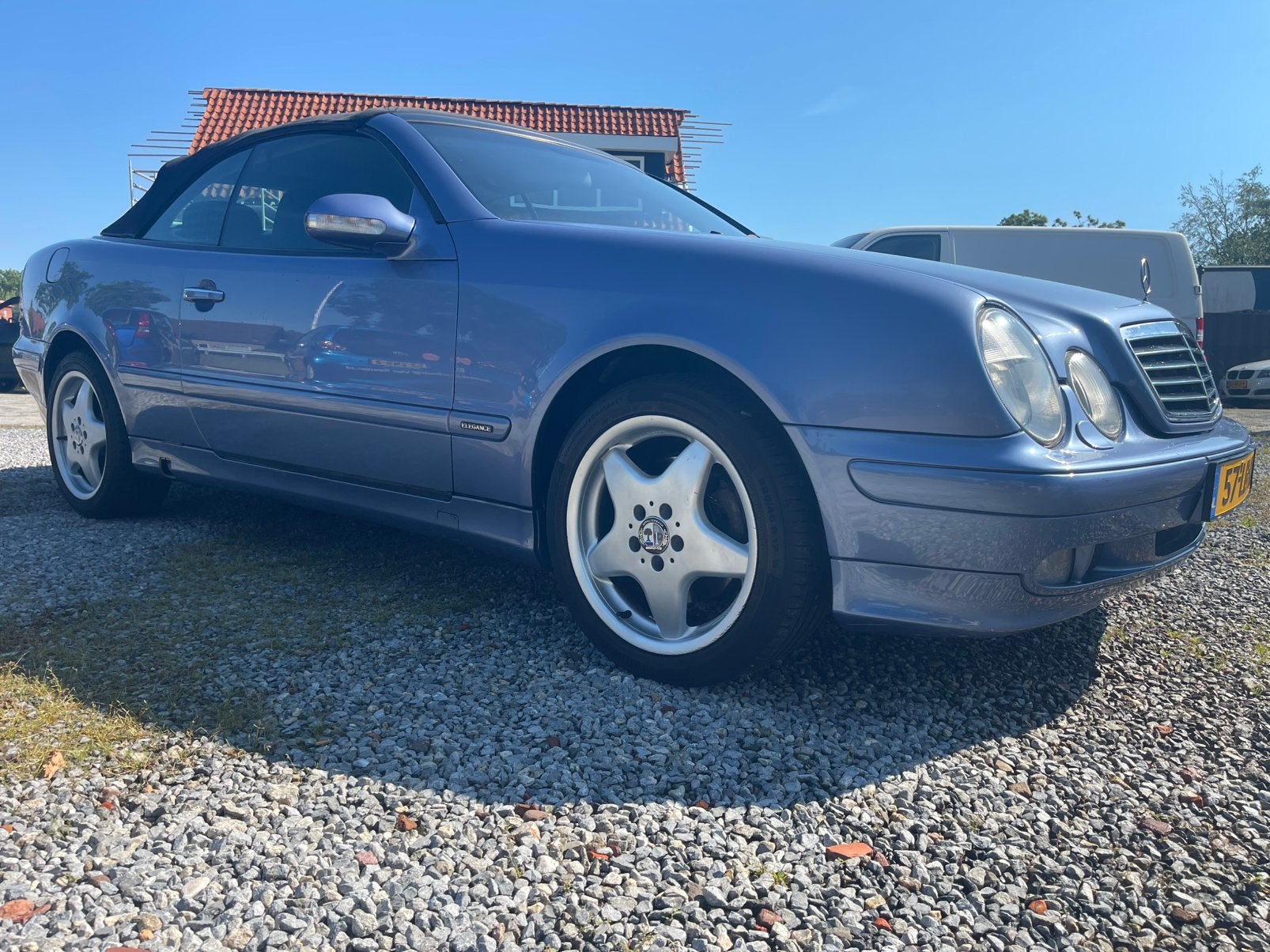 Mercedes-Benz Clk230 Kompr Cabr Elegance nieuwe APK, Auto's, Automaat, Achterwielaandrijving, Stoelverwarming, Zwart