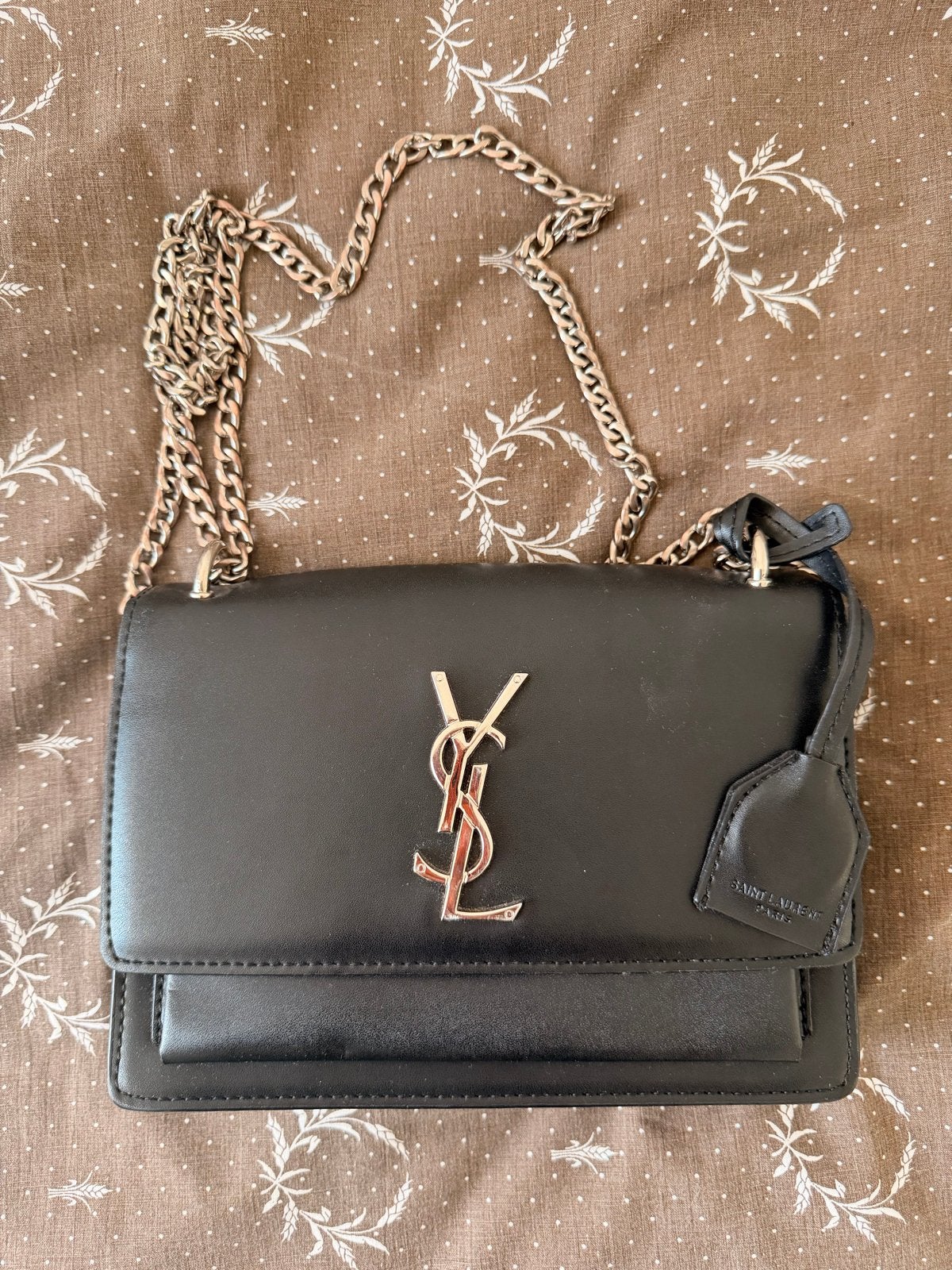 Saint Laurent schoudertasje, Ophalen of Verzenden, Zo goed als nieuw, Zwart, Schoudertasje