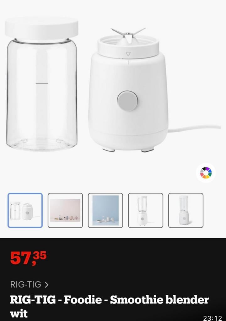 Smoothie blender, Ophalen of Verzenden, Nieuw