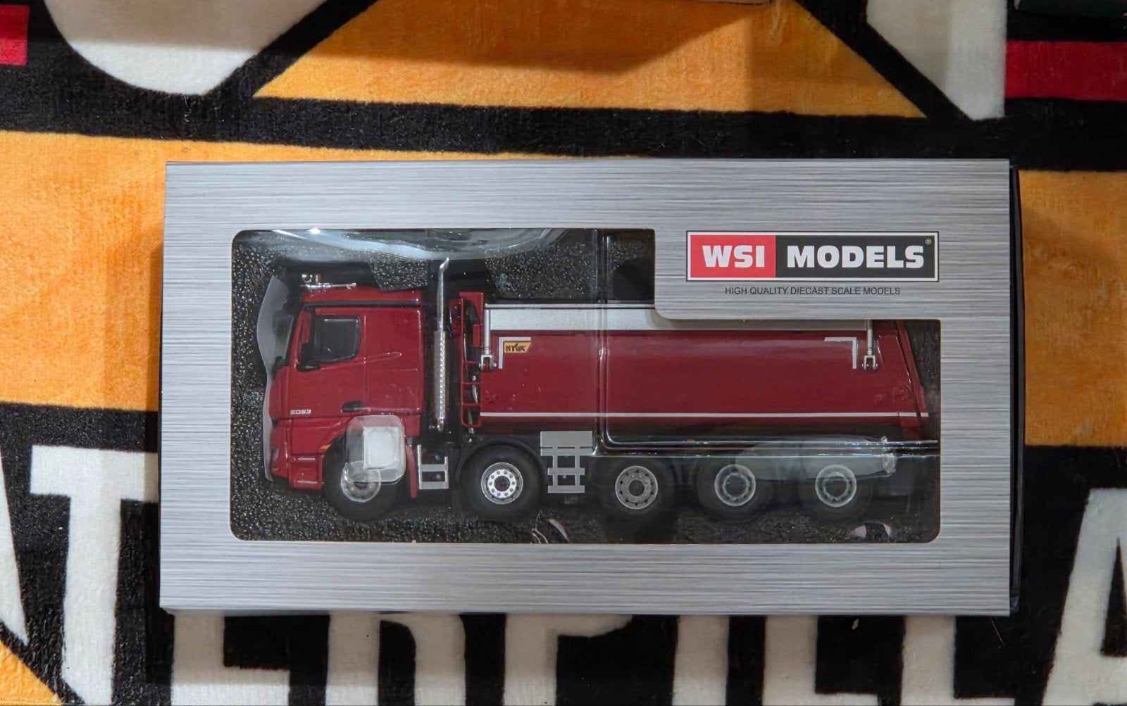 wsi mercedes kipper zandauto t haan 1:50, Ophalen of Verzenden, Bus of Vrachtwagen, Wsi