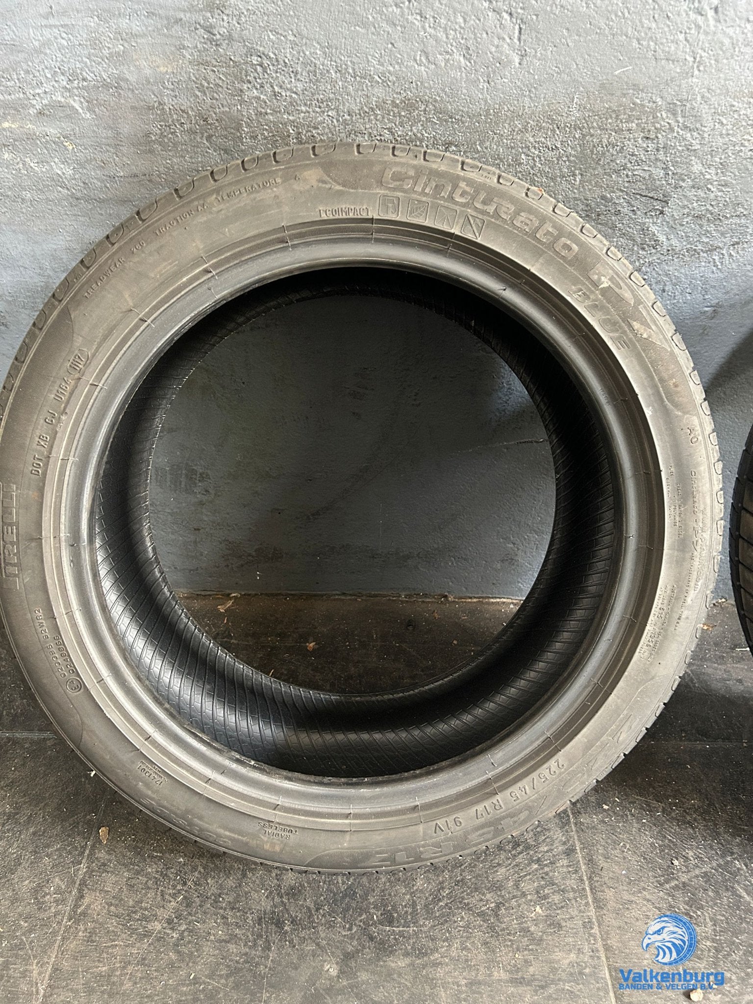 6mm! Zomerbanden 225/45R17 Pirelli Cinturato P7 Blue, Gebruikt, -, -, 17 inch