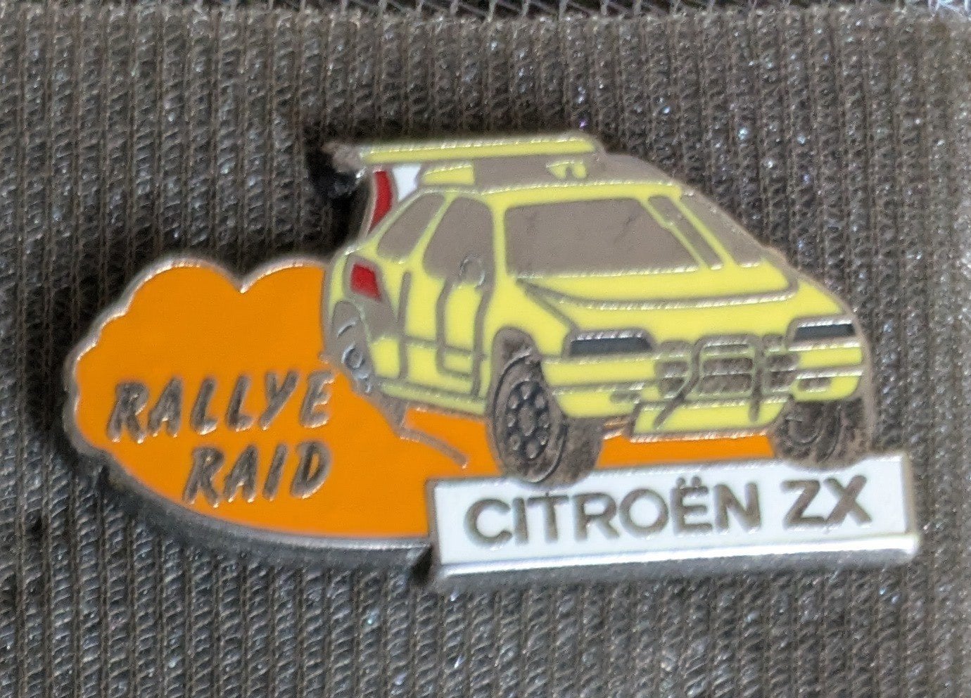 pin Citroën ralley raid, Ophalen of Verzenden, Gebruikt, Transport, Speldje of Pin