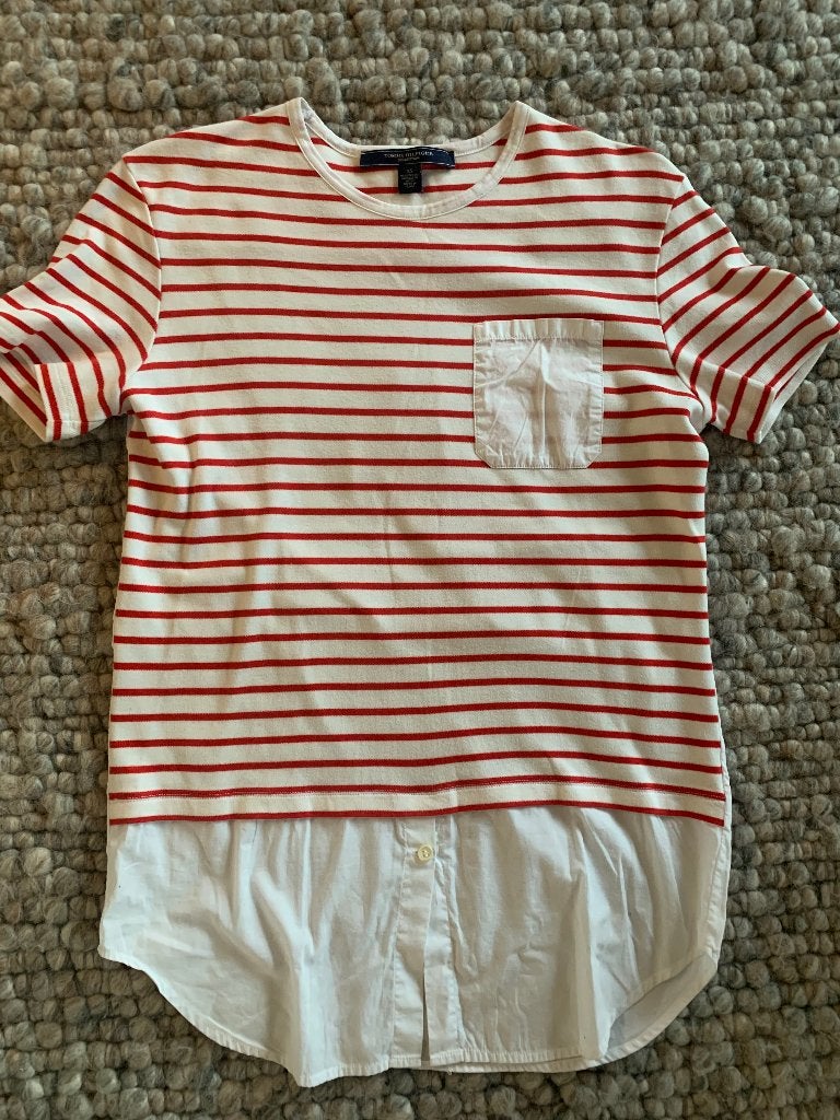 Mooie Tommy Hilfiger top / shirt in maat XS, Kleding | Dames, Meerkleurig, Ophalen of Verzenden, Korte mouw, Maat 34 (XS) of kleiner