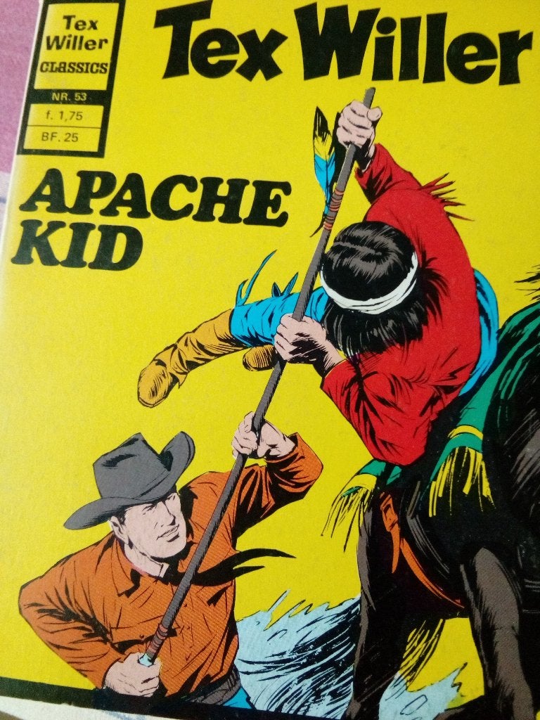 Tex willer 8 deeltjes apache kid etc bieden voor de 8 samen, Boeken, Eén stripboek, Ophalen, Gelezen, Tex willer