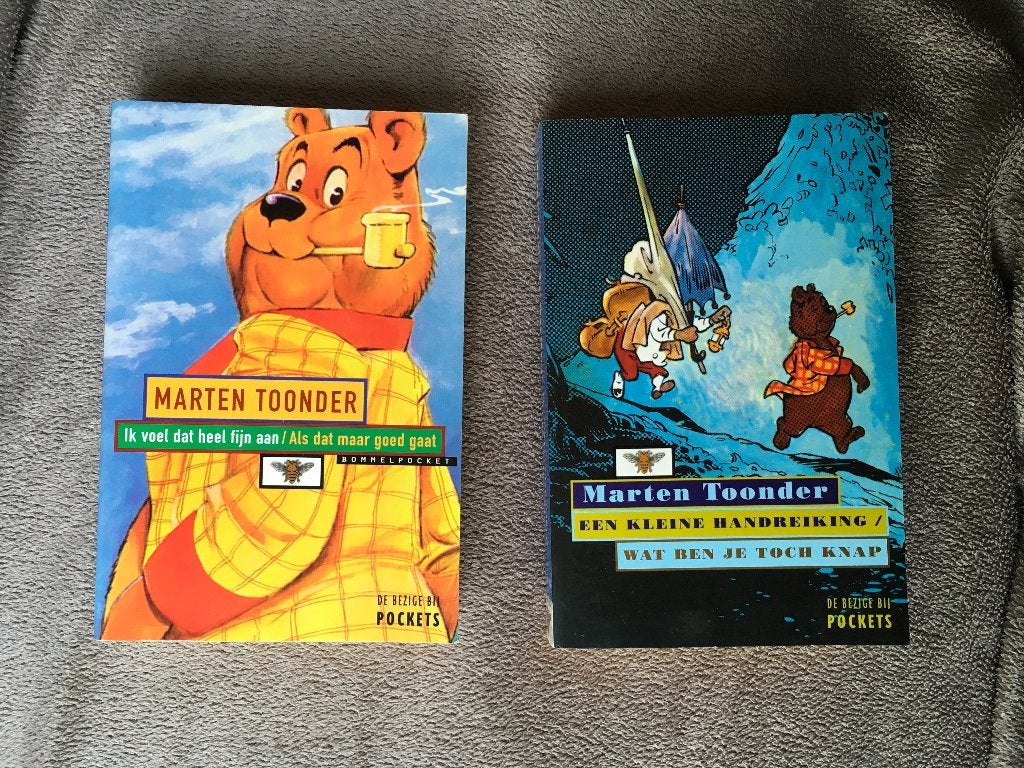 Marten Toonder: 2 stripboeken, Ophalen of Verzenden, Meerdere stripboeken, Maarten Toonder, Zo goed als nieuw