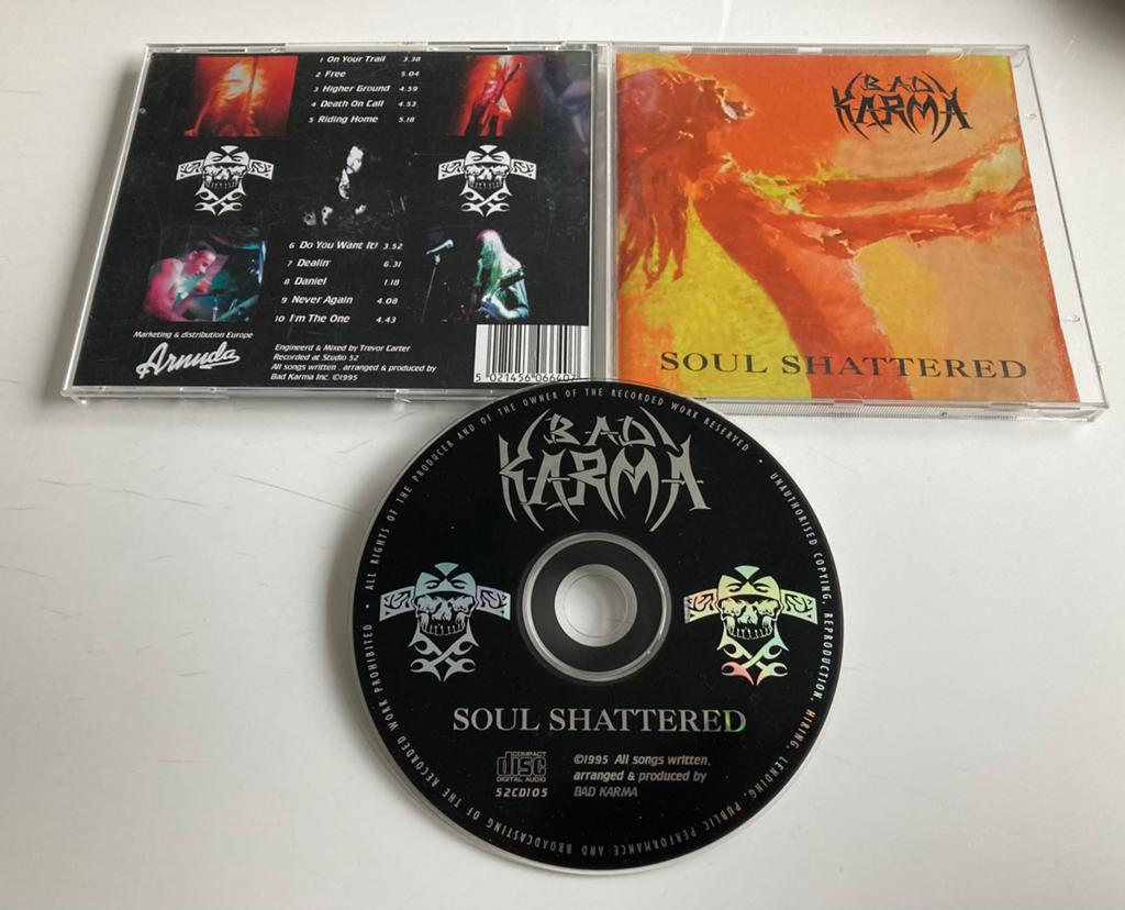 Bad Karma - Soul shattered (RARE), Ophalen of Verzenden, Zo goed als nieuw