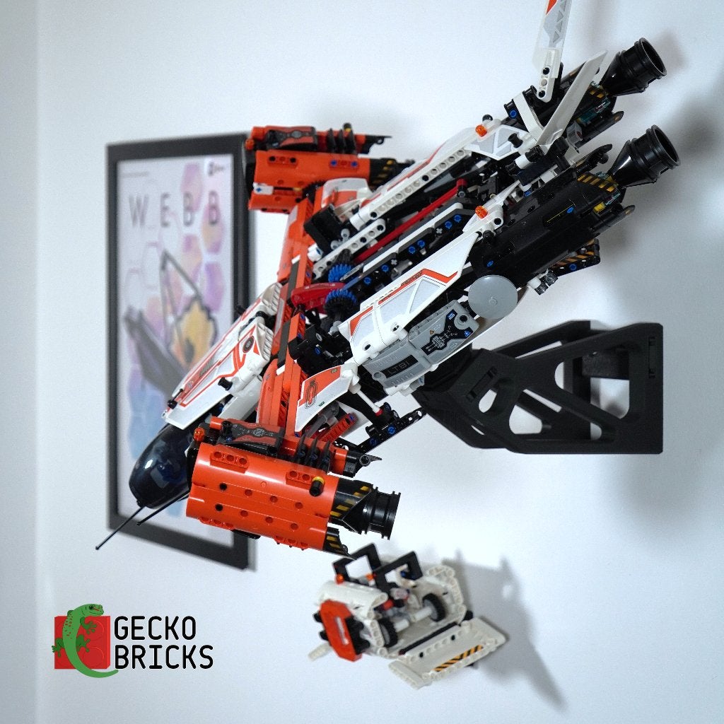 Wandbeugel voor LEGO VTOL Heavy Cargo Spaceship 42181, Wandhanger, Zwart, Nieuw, Ophalen of Verzenden
