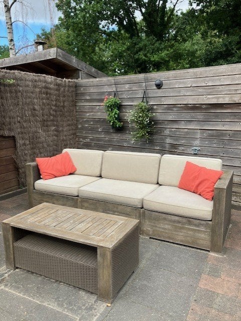 Lounge set teak, Ophalen, Gebruikt, Teakhout, Loungeset