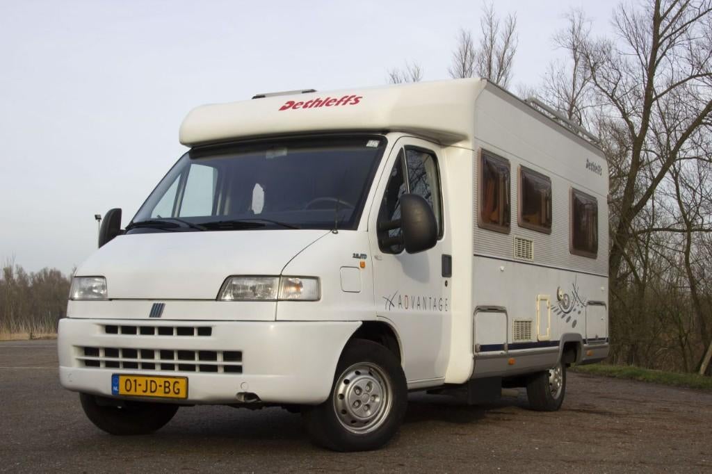 Dethleffs Camper - NIEUWE APK - Sterke motor / lage km-stand, Caravans en Kamperen, Campers, Particulier, tot en met 3, Half-integraal