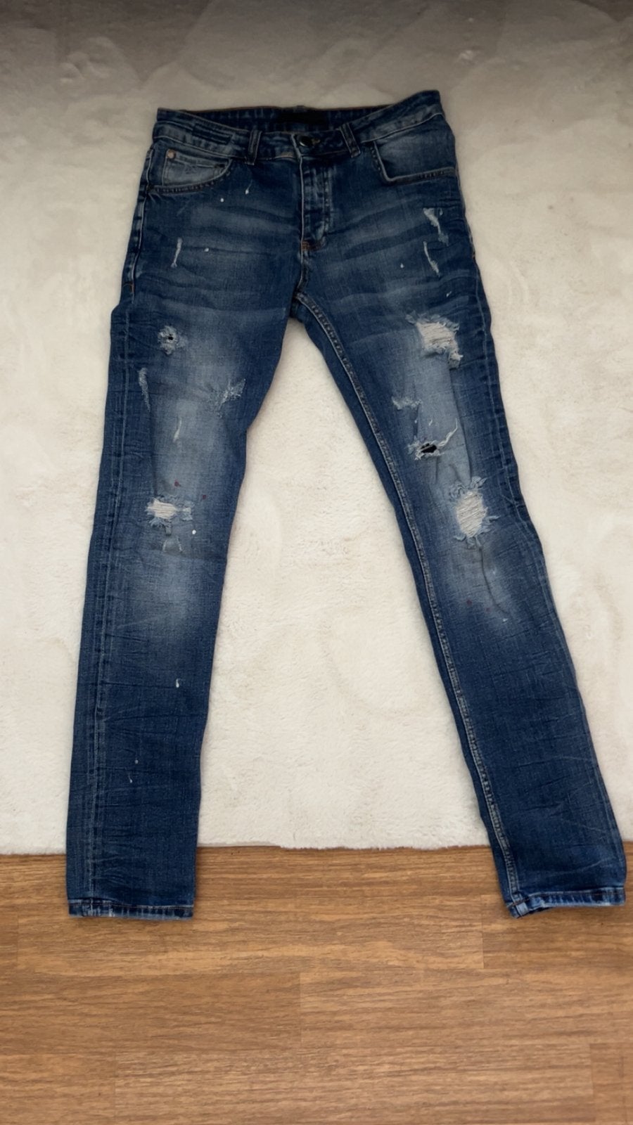 Richesse jeans., Ophalen of Verzenden, Zo goed als nieuw, Blauw, Overige jeansmaten