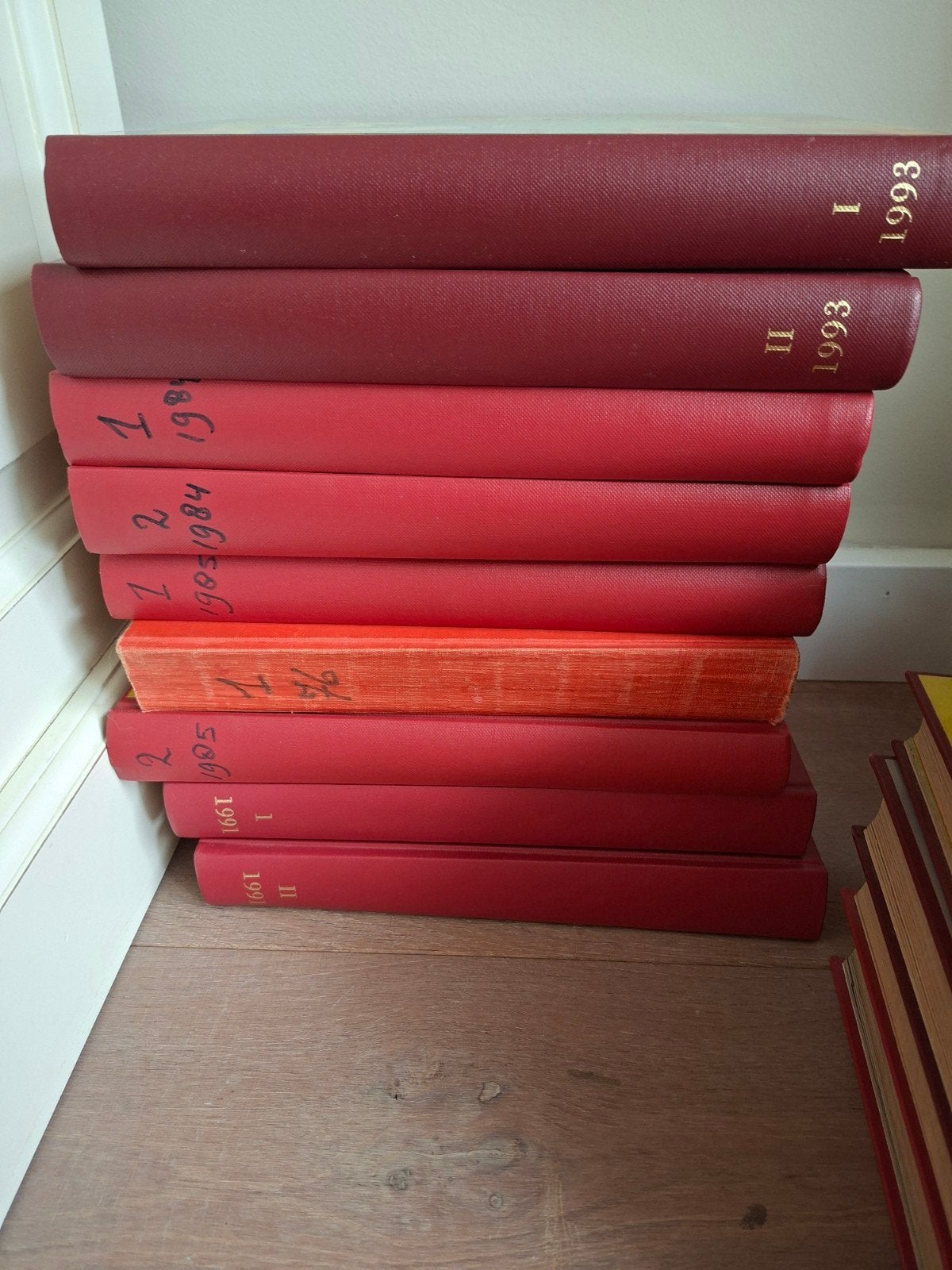 Gebonden Donald Duck Jaargangen - Per Jaar 2 Delen, Boeken, Complete serie of reeks, Ophalen, Gelezen, Donald Duck