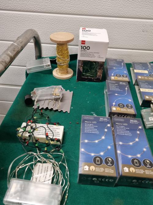 Kerstverlichting led op baterijen veel verschillende [a741], Diversen, Kerst, Ophalen of Verzenden, 'T Olde Gre-j, Info@toldegrej.nl