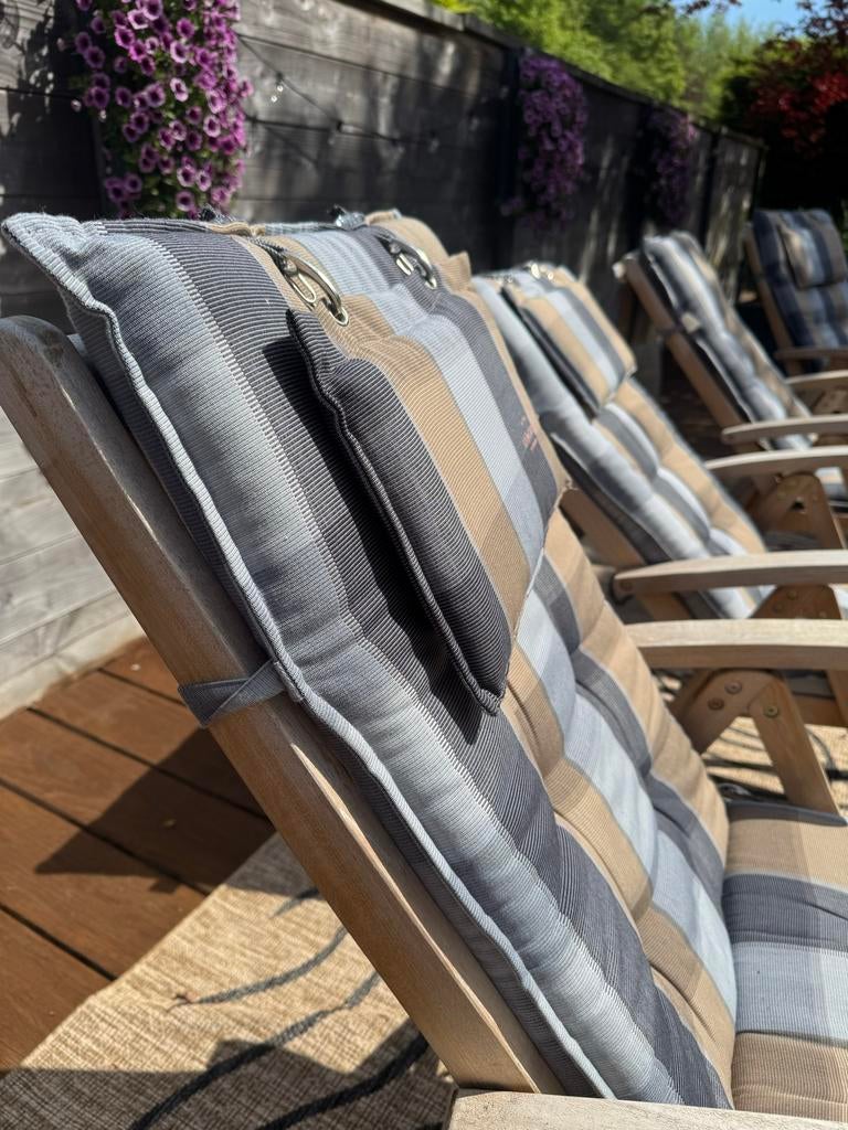 tuinstoelkussens - Sun Garden, Tuin en Terras, Tuinmeubel-accessoires, Ophalen, Zo goed als nieuw