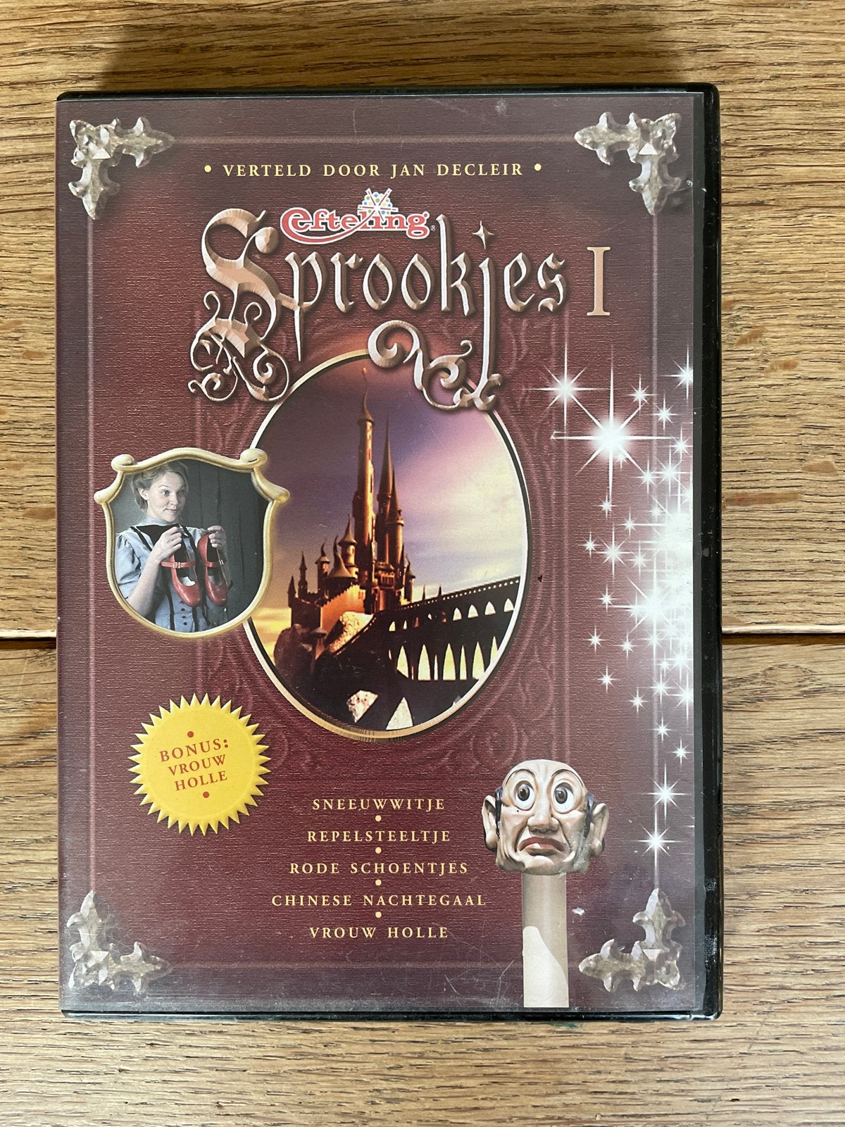 Efteling Sprookjes I DVD - Verteld door Jan Decleir, Cd's en Dvd's, Gebruikt, Alle leeftijden, Sprookjes, Film