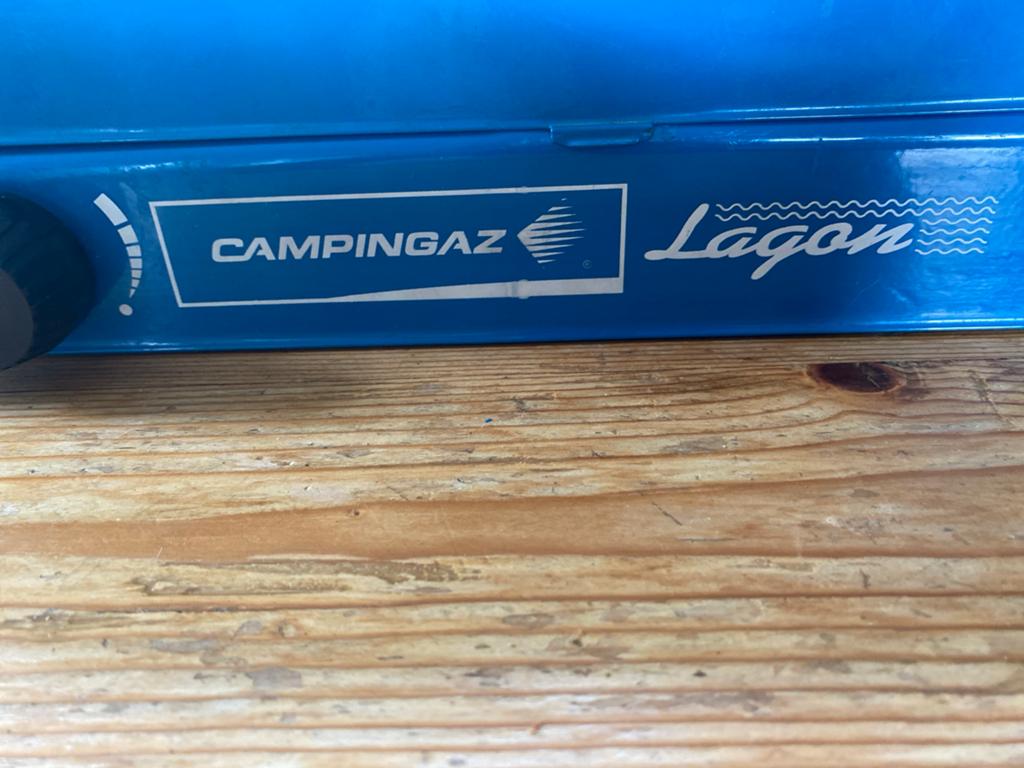 Campingaz Lagon 2-pits gasfornuis, Ophalen of Verzenden, Gebruikt