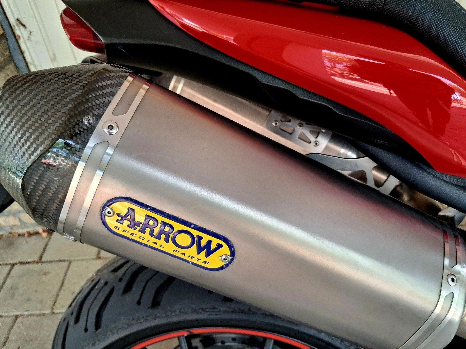 Triumph speed triple 1050 Arrow dempers, Ophalen, Gebruikt