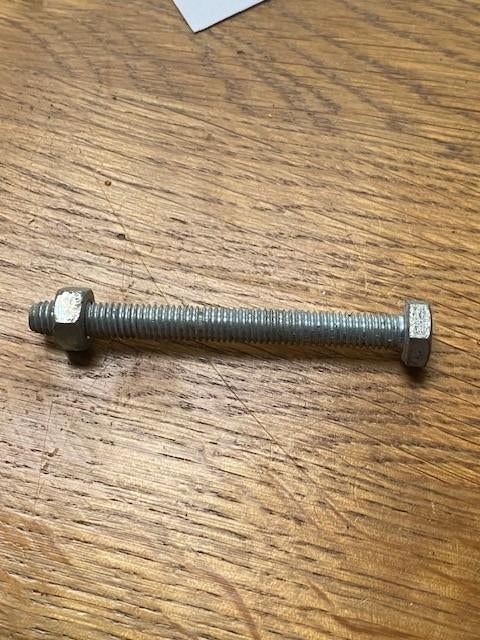 45 stuks tapbout m6*60mm thermisch verzonken, Ophalen of Verzenden, Nieuw, 50 tot 100 mm, Bouten of Moeren