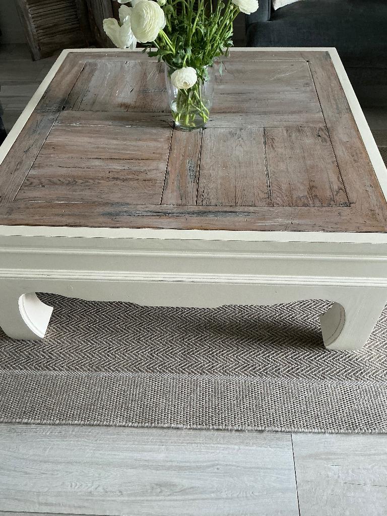Salontafel, Huis en Inrichting, Ophalen, Gebruikt, 50 tot 75 cm, Vierkant