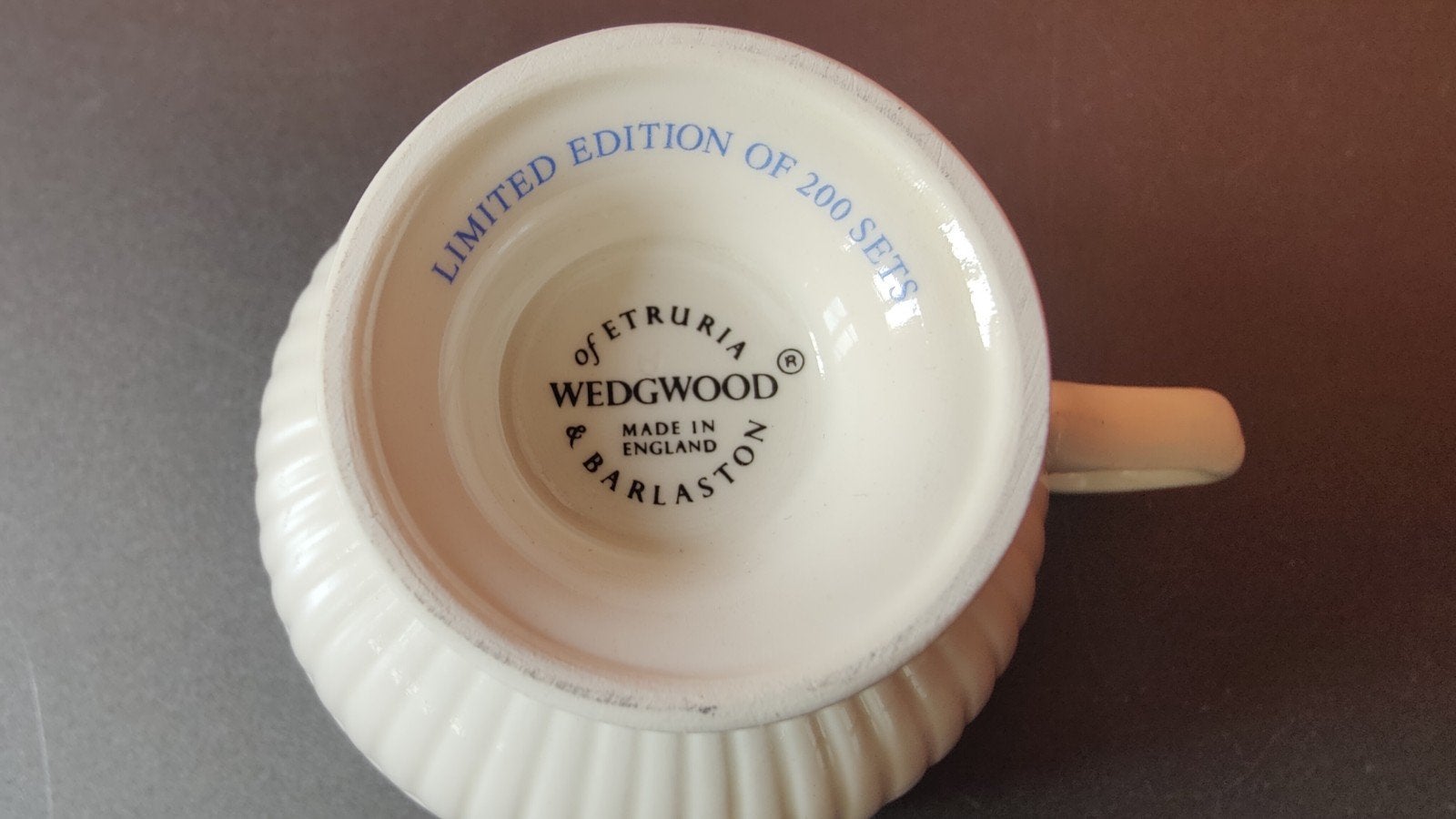 Wedgewood koffieservies. Limited Edition 200 sets. Rotary, Ophalen, Klassiek, Zo goed als nieuw, Kop(pen) en/of Schotel(s)