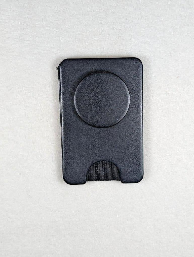 PopSockets popwallet+ magSafe kaarthouder zwart met popgrip, Ophalen of Verzenden, Nieuw, Zwart, Overige merken