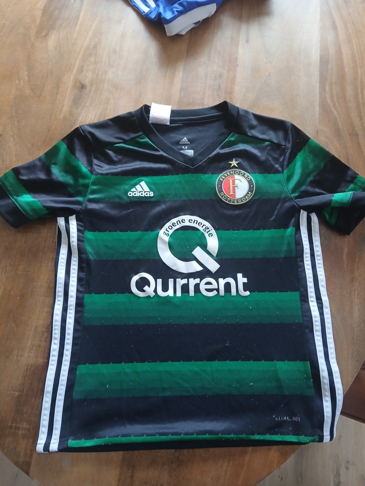 Feyenoord uitshirt 2017-2018 (Adidas) - Maat M, Kleding | Heren, T-shirts, Maat 48/50 (M), Zwart, Ophalen of Verzenden, Adidas