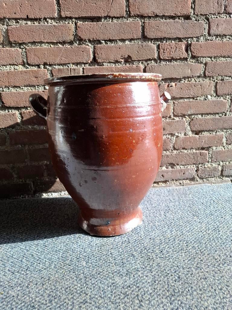 Keulse pot, Ophalen, Rond, Aardewerk, Minder dan 25 cm