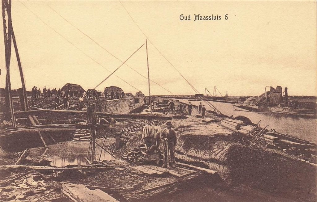 702-416-017 Oud Maassluis, Verzamelen, Verzenden, Voor 1920, Zuid-Holland