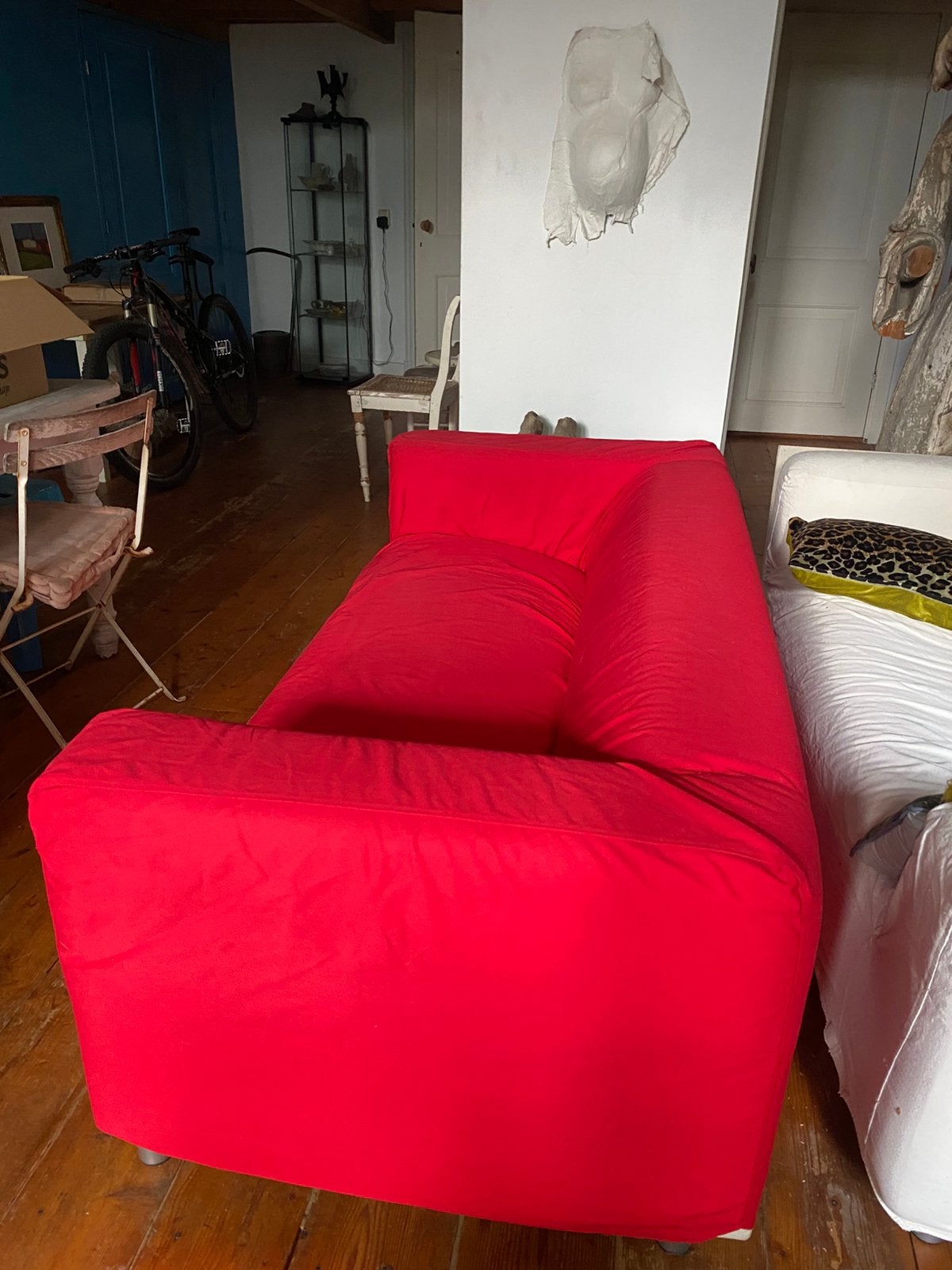 Gratis Klippan bank, Ophalen, Gebruikt, 150 tot 200 cm, Tweepersoons