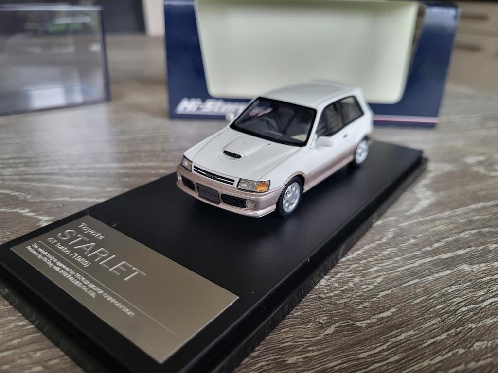 Toyota Starlet ep80 schaal 1:43, Ophalen of Verzenden, Zo goed als nieuw, Auto, Overige merken