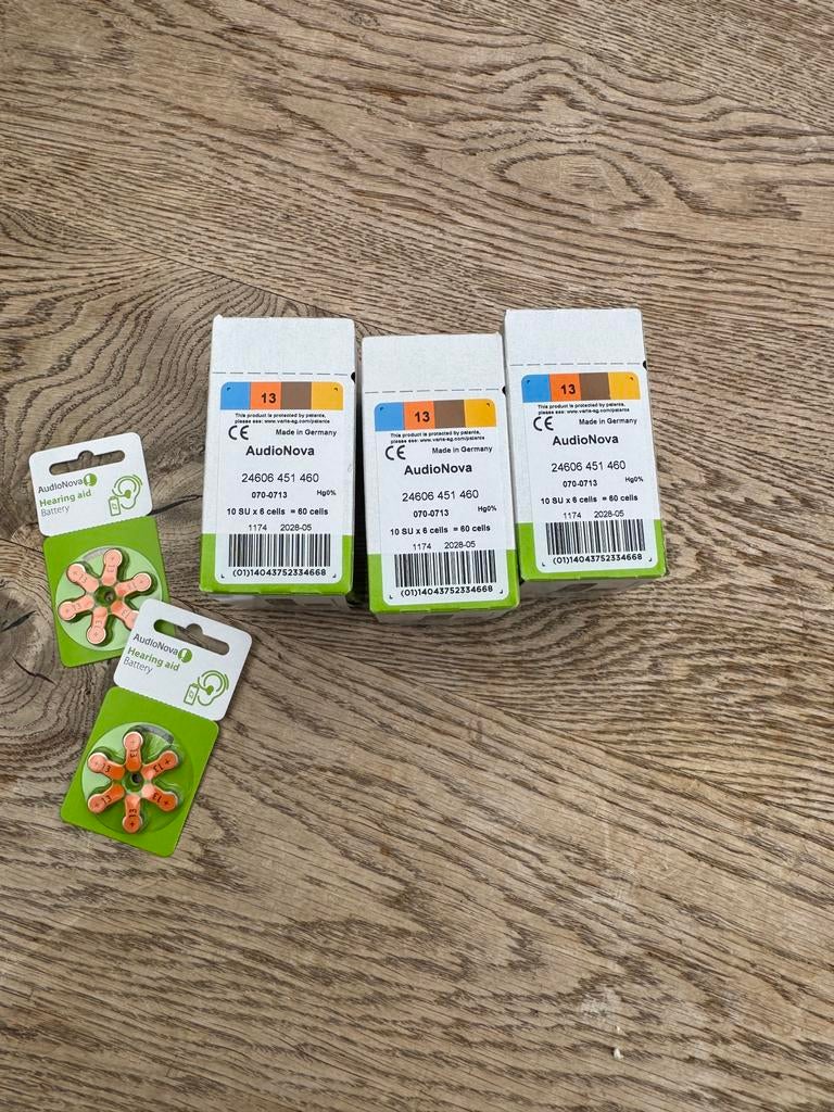 Batterijen hoorapparaat maat 13, Ophalen of Verzenden, Nieuw