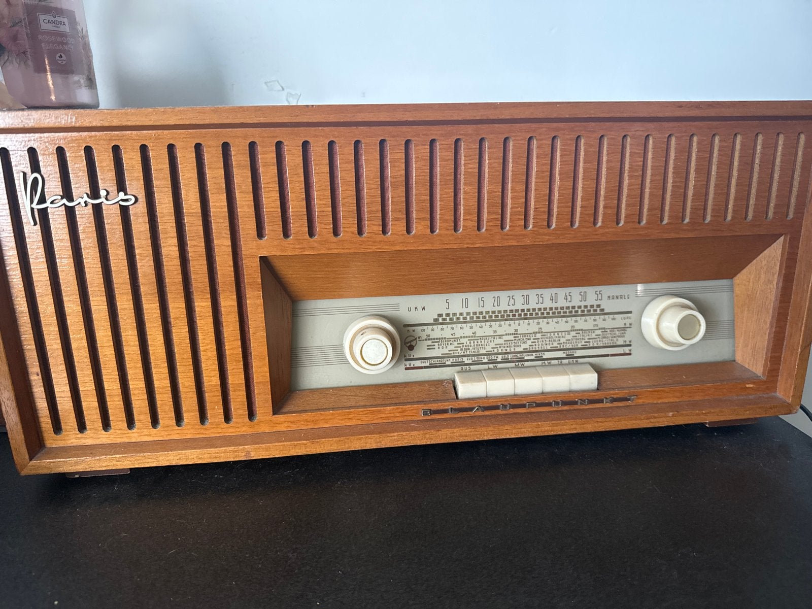 Vintage Blaupunkt Paris Radio - Klassieke Houten Ontvanger, Ophalen, Gebruikt, Radio