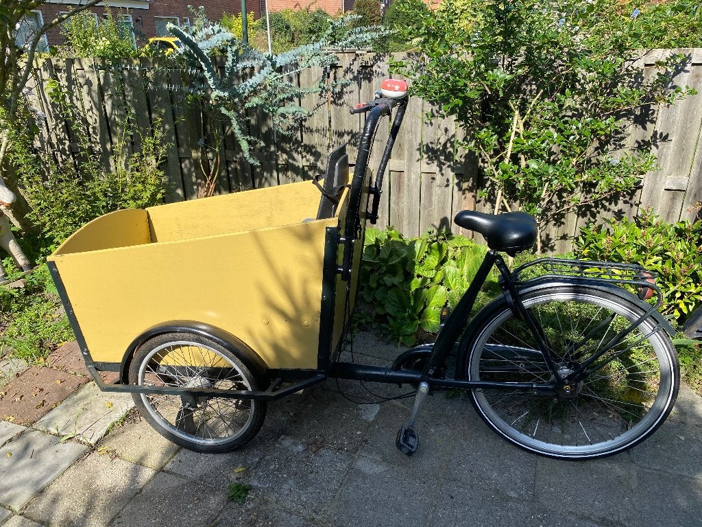 Bakfiets, Ophalen, Gebruikt, 2 kinderen, Elektrisch