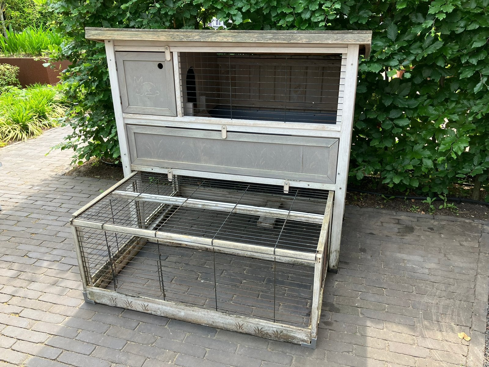 Konijnhok + toebehoren, Ophalen, 90 cm of meer, Konijn, Hok