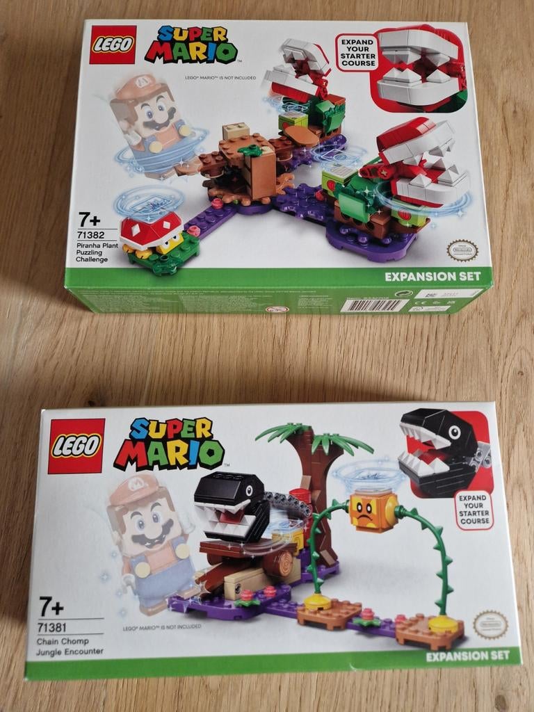 LEGO Super Mario uitbreidingssets (2 stuks), Kinderen en Baby's, Speelgoed | Bouwstenen, Nieuw, Overige merken, Ophalen of Verzenden
