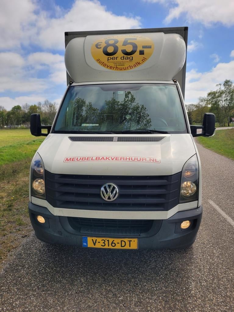 Vw Crafter  meubelbak laadklep bakwagen euro 6 2017, Auto's, Bestelauto's, Particulier, Volkswagen, Diesel, Origineel Nederlands