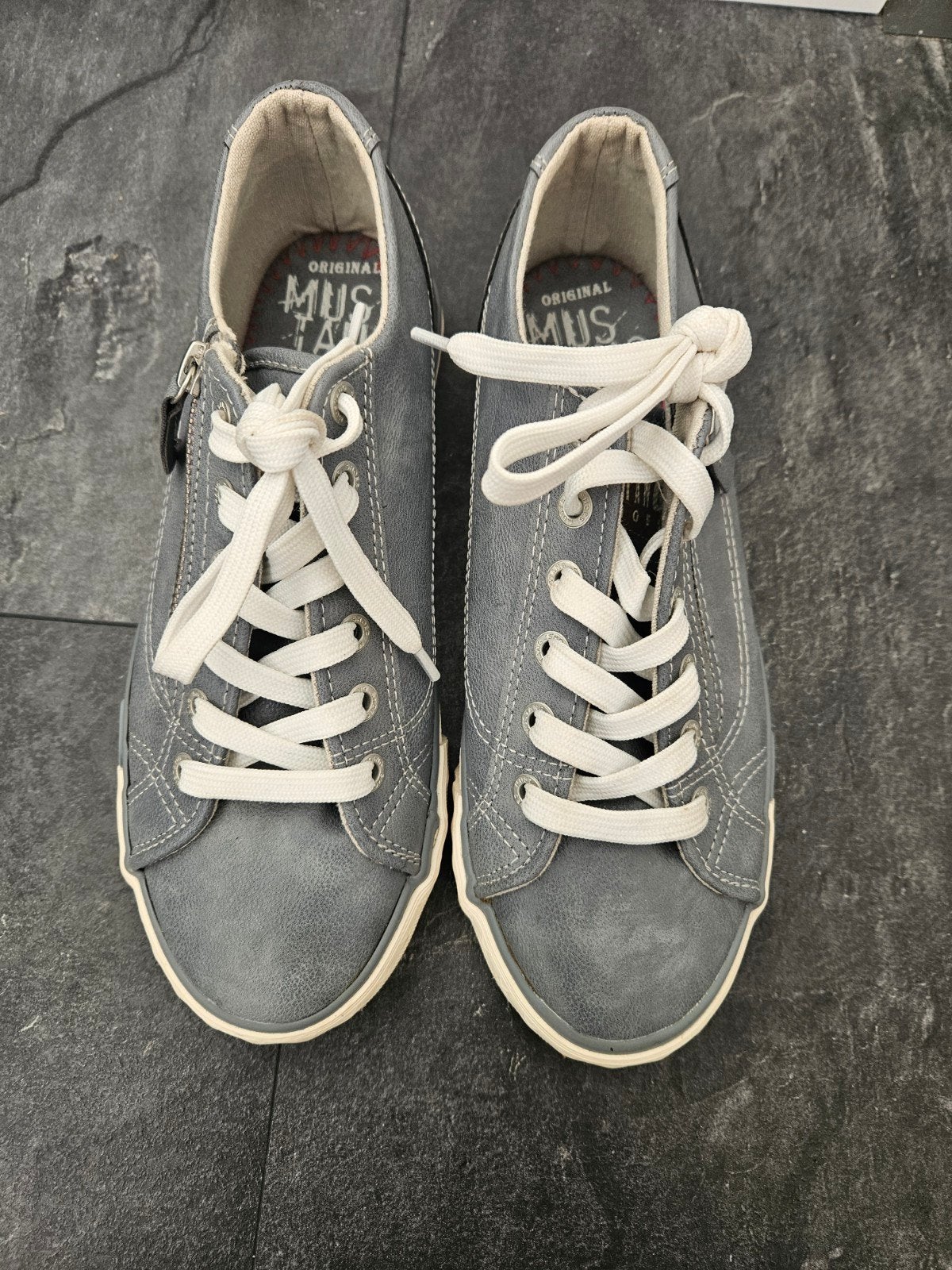 Mustang sneakers grijs maat 37, Ophalen of Verzenden, Gedragen, Grijs, Sneakers of Gympen