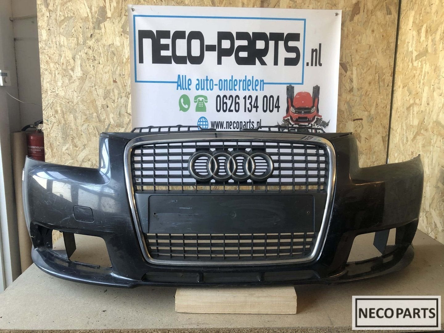Audi A3 8P S LINE bumper voorbumper grill origineel, -, Voor, -, Bumper