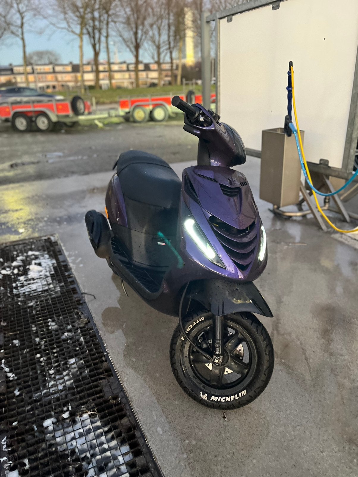 Piaggio Zip 4 takt 50cc, Fietsen en Brommers, Scooters | Piaggio, Ophalen, Maximaal 45 km/u, Zip, Zo goed als nieuw