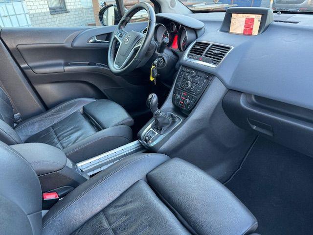 Opel Meriva 1.4 Turbo 120pk Cosmo Airco,Navigatie,Zwart Lede, Auto's, Opel, Voorwielaandrijving, Euro 5, Gebruikt, 4 cilinders