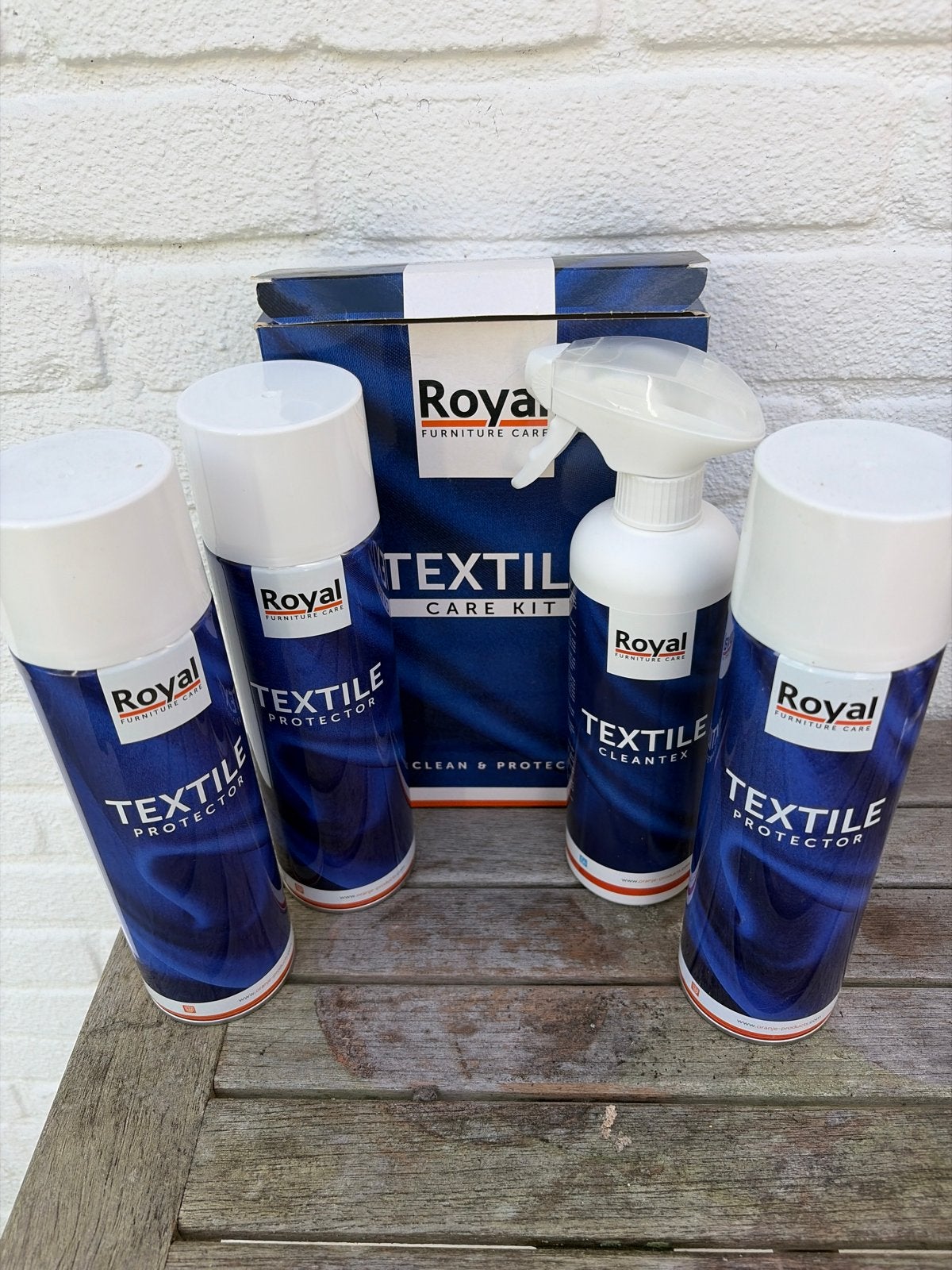 Royal Furniture Care Textiel Bescherming & Reiniging Kit, Ophalen of Verzenden, Nieuw