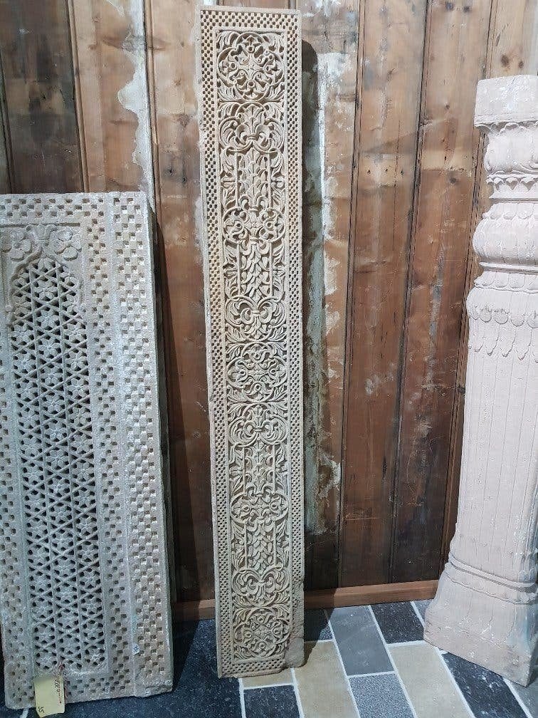ANTIEK 18E-EEUWS JALI PANEEL - RAAM 27X186 CM, Ophalen