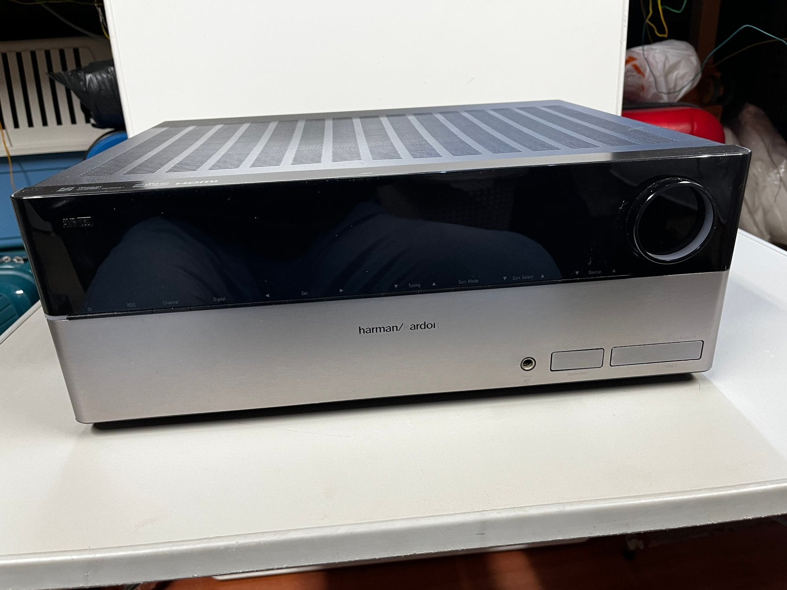 Harman Kardon AVR 160 AV-receiver - Zo goed als nieuw, Overige systemen, Zo goed als nieuw, 60 tot 120 watt, Ophalen