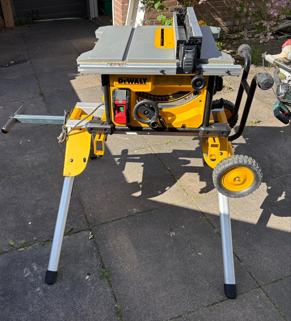 DeWalt DWE7485-QS Tafelzaag - Zo goed als nieuw, Doe-het-zelf en Verbouw, Ophalen, Cirkelzaag, Zo goed als nieuw, 30 tot 70 mm